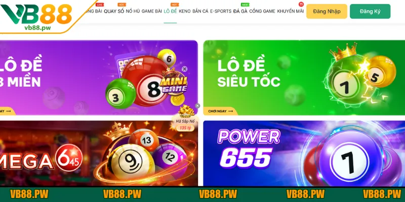 Ưu điểm khiến sảnh lô đề VB88 luôn nhận được nhiều yêu thích